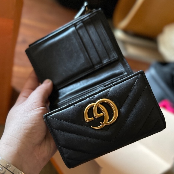 Gucci black leather wallet - Picture 2 of 8